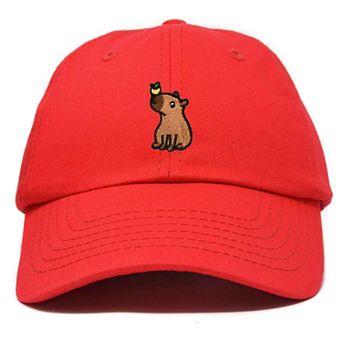 Dalix Capybara Embroidered Everyday Hat