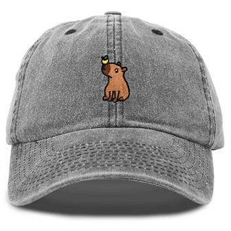 Dalix Capybara Embroidered Everyday Hat