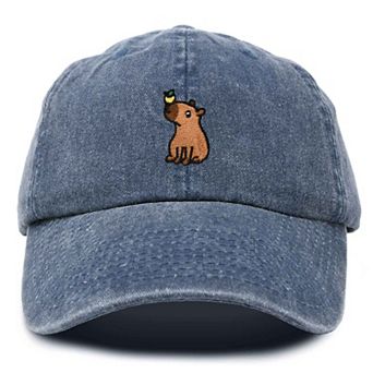 Dalix Capybara Embroidered Everyday Hat