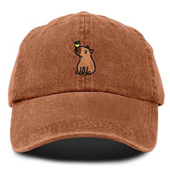 Dalix Capybara Embroidered Everyday Hat