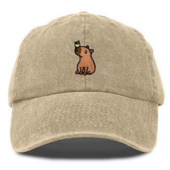 Dalix Capybara Embroidered Everyday Hat