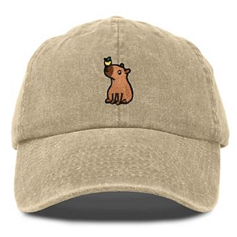 Dalix Capybara Embroidered Everyday Hat