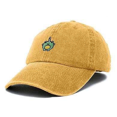 Dalix Froggy Unicorn Embroidered Cap