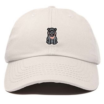 Dalix Hippo Embroidered Adjustable Hat