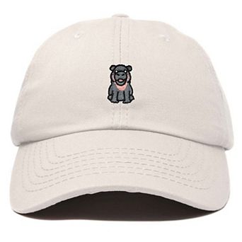 Dalix Hippo Embroidered Adjustable Hat