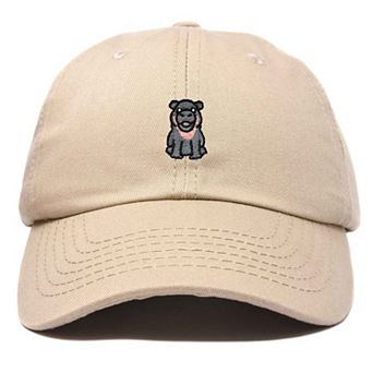 Dalix Hippo Embroidered Adjustable Hat