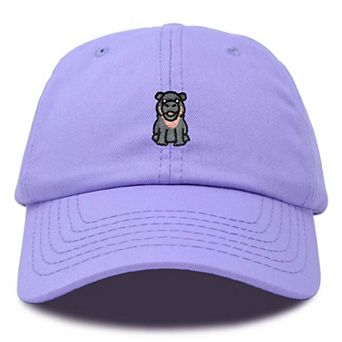 Dalix Hippo Embroidered Adjustable Hat