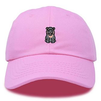 Dalix Hippo Embroidered Adjustable Hat