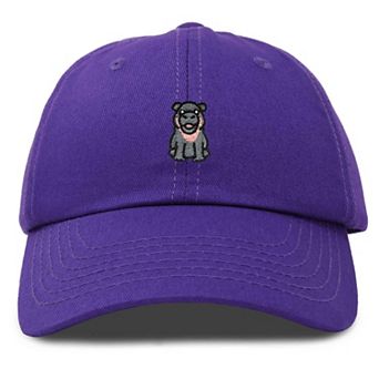 Dalix Hippo Embroidered Adjustable Hat