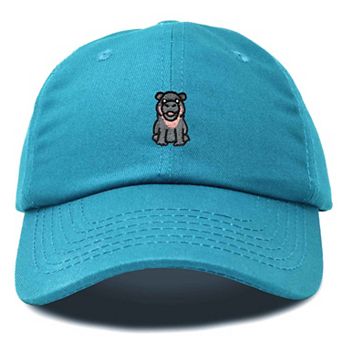 Dalix Hippo Embroidered Adjustable Hat