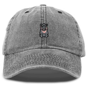 Dalix Hippo Embroidered Adjustable Hat
