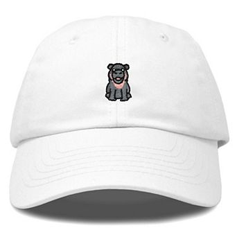 Dalix Hippo Embroidered Adjustable Hat