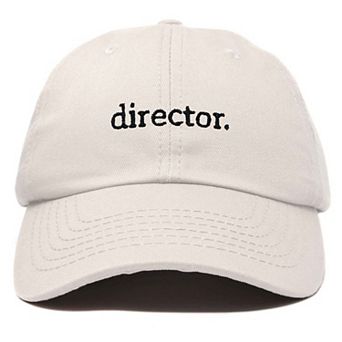 Dalix Director Embroidered Low Crown Cap