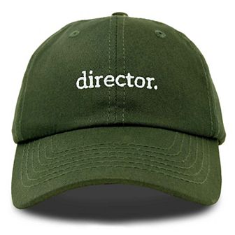 Dalix Director Embroidered Low Crown Cap