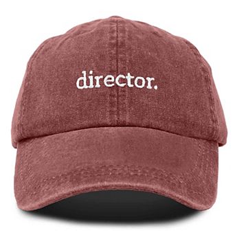Dalix Director Embroidered Low Crown Cap