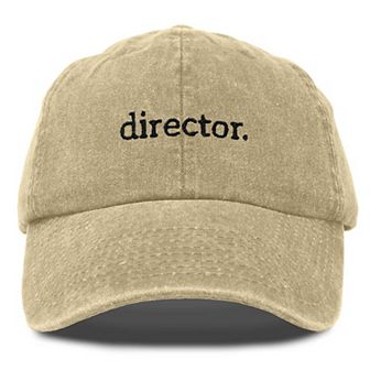 Dalix Director Embroidered Low Crown Cap