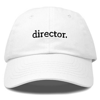 Dalix Director Embroidered Low Crown Cap