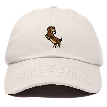 Dalix Dachshund Embroidered Dad Cap