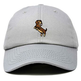 Dalix Dachshund Embroidered Dad Cap
