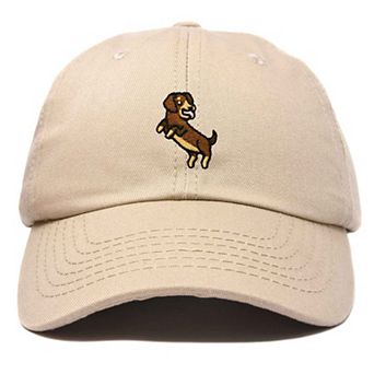 Dalix Dachshund Embroidered Dad Cap
