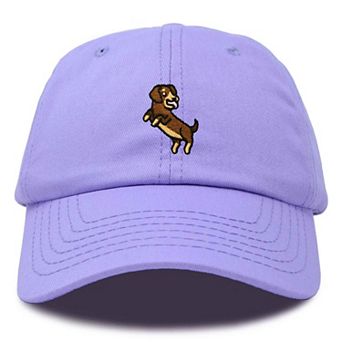 Dalix Dachshund Embroidered Dad Cap