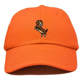 Dalix Dachshund Embroidered Dad Cap