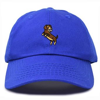 Dalix Dachshund Embroidered Dad Cap