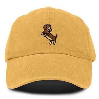 Dalix Dachshund Embroidered Dad Cap