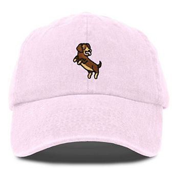 Dalix Dachshund Embroidered Dad Cap