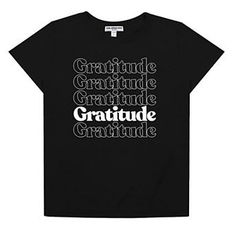 Women's Suburban Riot Gratitude Loose Fit Graphic Tee