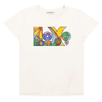 Women's Suburban Riot Love Retro Loose Fit Graphic Tee