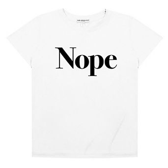 Women's Suburban Riot Nope Loose Fit Graphic Tee