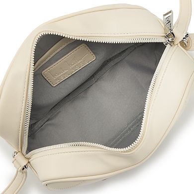 Nicole Miller Faux Leather Camera Bag
