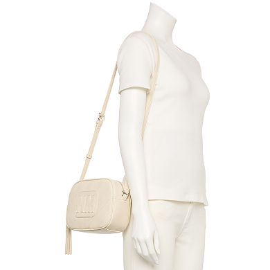 Nicole Miller Faux Leather Camera Bag