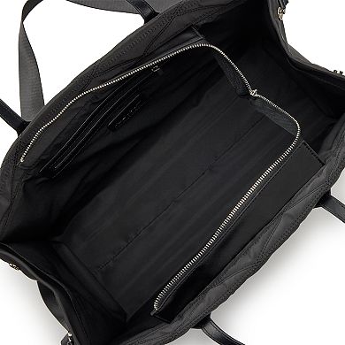 Nicole Miller Large Quilted Tote Bag