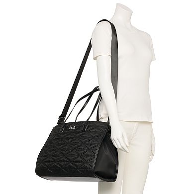 Nicole Miller Large Quilted Tote Bag