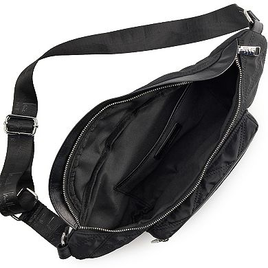 Nicole Miller Nylon Sling Crossbody Bag