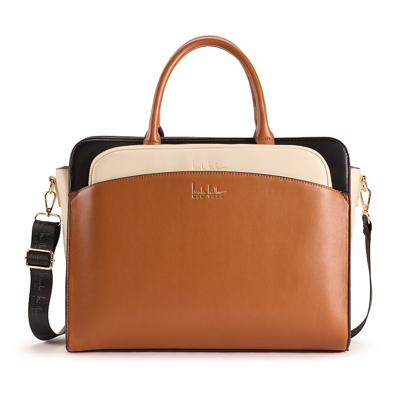 Nicole Miller Laptop Tote Bag, Colorblock