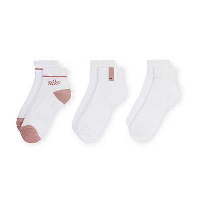 Women's Nike Everyday Plus Cushion Ankle Socks 3-pk.