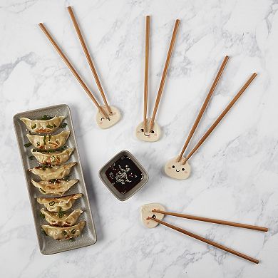 Infuse 12-pc. Dumplings Chopstick & Rest Set