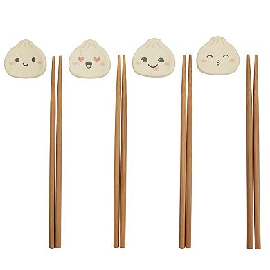 Infuse 12-pc. Dumplings Chopstick & Rest Set