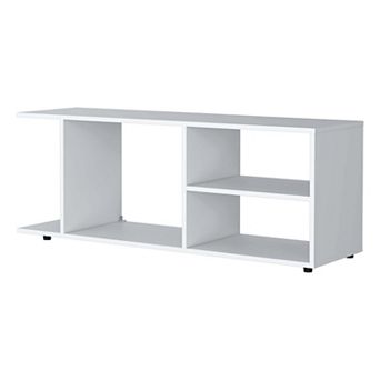 Tubac TV Rack in melamine with open storage