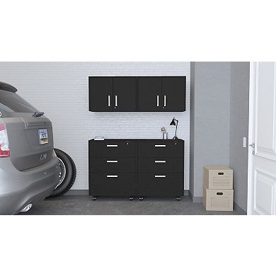 Stowe 4 Piece Garage Set, Black