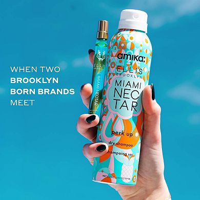 MIAMI NECTAR X Amika Set: MIAMI NECTAR Amika Perkup Dry Shampoo + EDP Travel Spray Gift Set