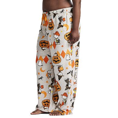Plus Size Peanuts "Trick or Treat" Pajama Pants