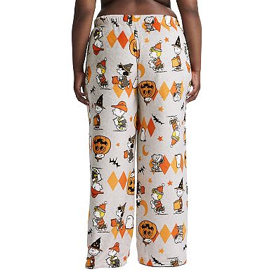 Plus Size Peanuts "Trick or Treat" Pajama Pants
