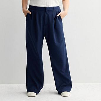 Juniors' Plus Size SO® Wide Leg Trouser Pants
