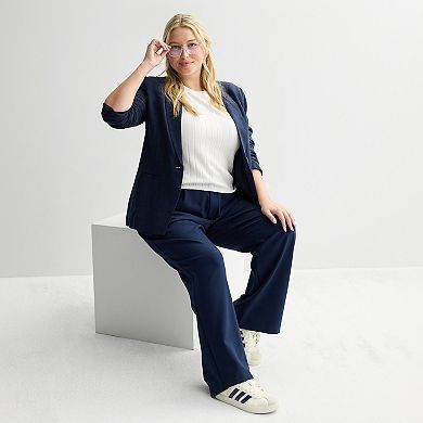 Juniors' Plus Size SO® Wide Leg Trouser Pants