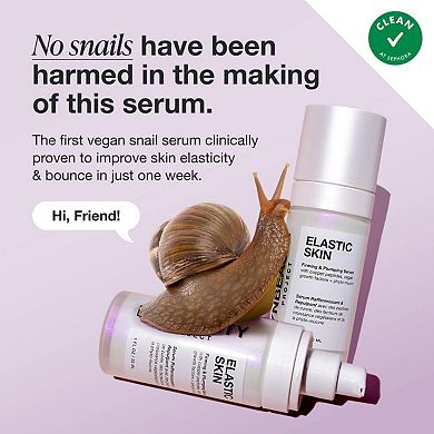Elastic Skin Firming & Plumping Vegan Growth Factor Serum with Copper Peptides