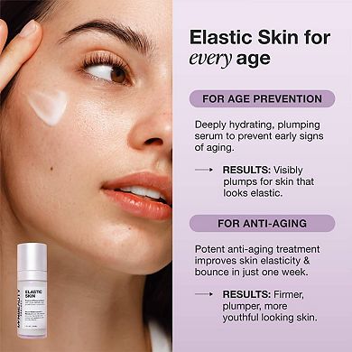Elastic Skin Firming & Plumping Vegan Growth Factor Serum with Copper Peptides